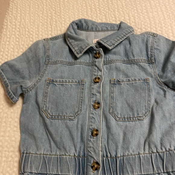 Denim romper GBgirls from Dillards. Size large - Picture 3 of 7
